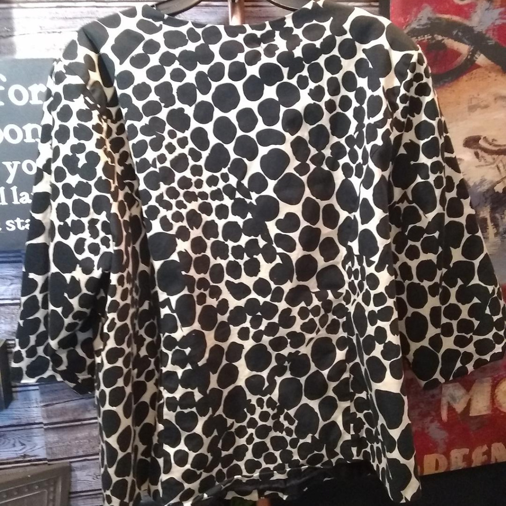 🧥Maggie Barnes Boss/Cocktail 3/4 Sleeve Jacket/Bl - Picture 4 of 5